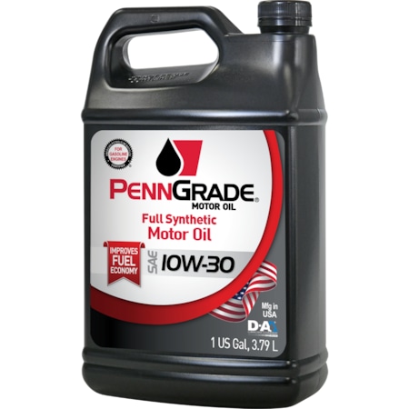 PennGrade Full Synthetic Motor Oil SAE 10W30 - 4/1 Gallon Jug Case